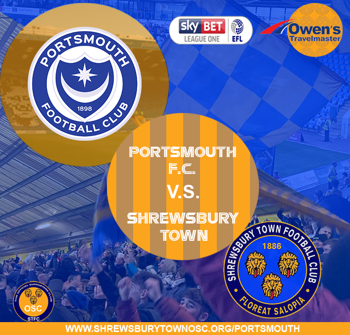 Shrewsbury Town OSC Away Travel - Portsmouth