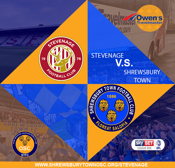 Shrewsbury Town OSC Away Travel - Stevenage